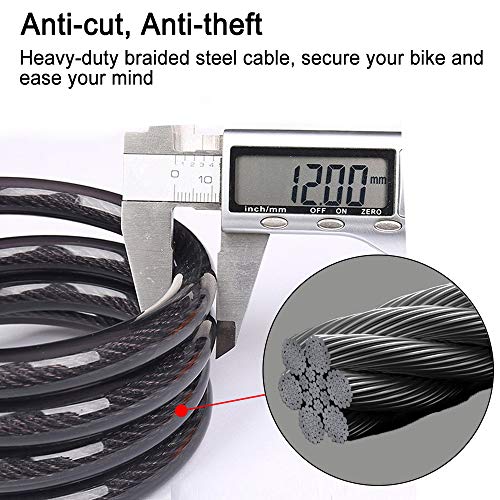 High Security Bike Lock with Mounting Bracket