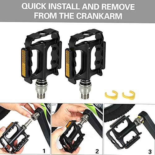Lixada Quick Release Mountain Bike Pedals