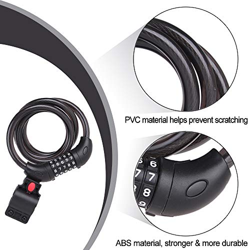 High Security Bike Lock with Mounting Bracket