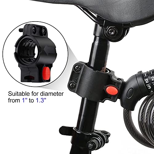 High Security Bike Lock with Mounting Bracket