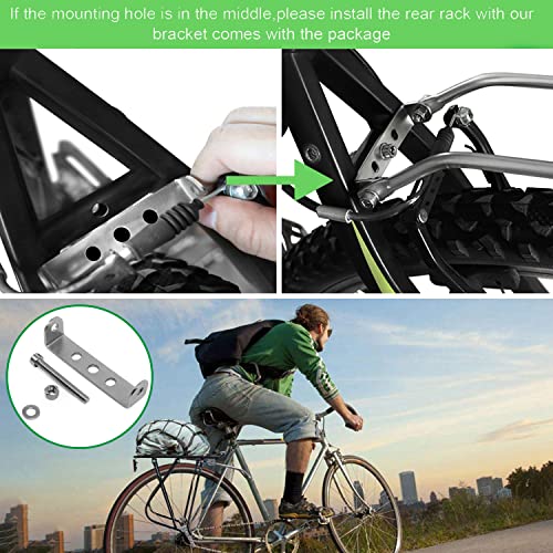 Adjustable Bike Cargo Rack with Bungee Net