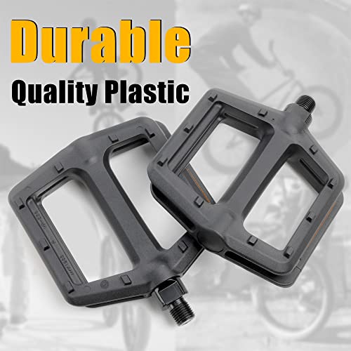 Non-slip Bike Pedals with Reflectors & Ball Bearings