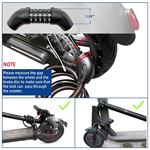 High Security Bike Lock with Mounting Bracket