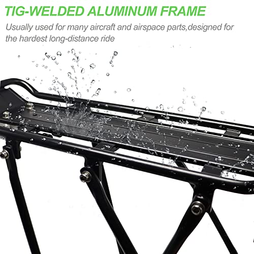 Adjustable Bike Cargo Rack with Bungee Net