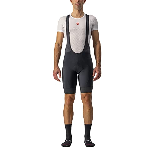 Castelli Cycling Entrata Bibshort for Road and Gravel Biking l Cycling - Black - Medium