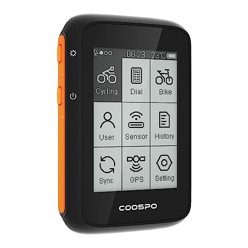 COOSPO Wireless GPS Bike Speedometer with LCD Display