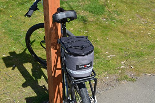 Lone Peak Micro Bicycle Rack Pack Bag Black