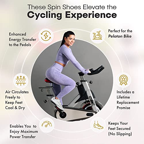 Women's Tommaso Pista Indoor Cycling Shoes - White