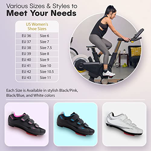 Women's Tommaso Pista Indoor Cycling Shoes - White