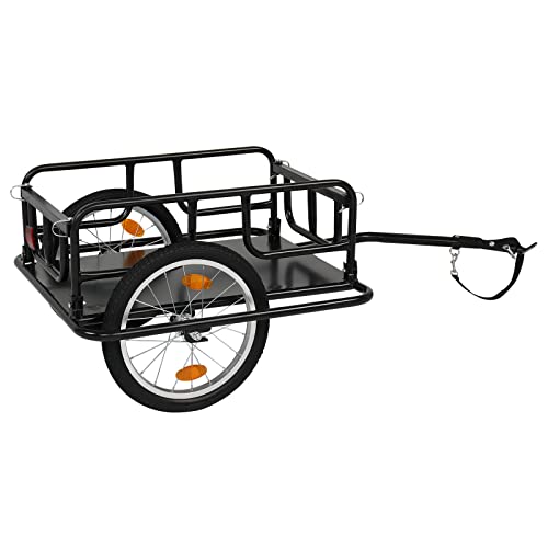 PEXMOR Foldable Bike Cargo Trailer with Hitch