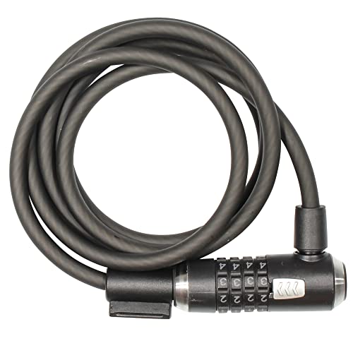Kryptonite 1018 Bicycle Lock Combo Cable, Black
