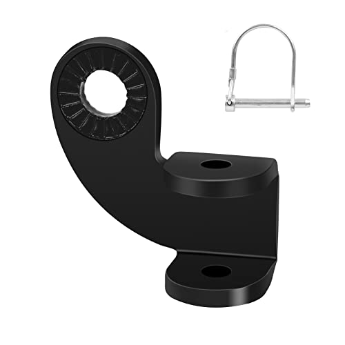 Stainless Bike Trailer Hitch Coupler with Adapter