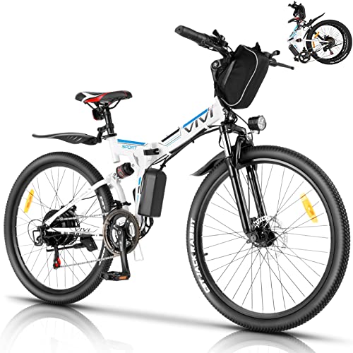 Folding 26" Electric Mountain Bike, 500W Motor