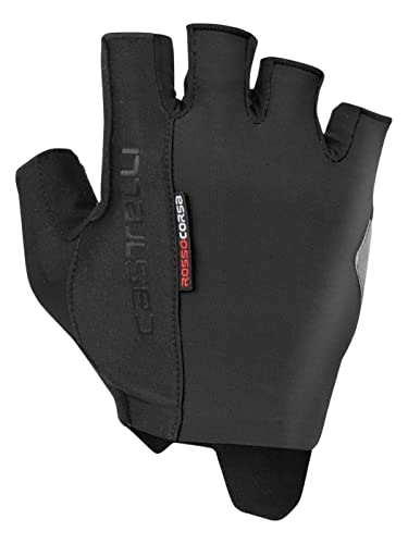 Castelli Rosso Corsa Espresso Glove - Men's Black, S