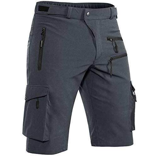 Hiauspor MTB Shorts with Zipper Pocket, Men's
