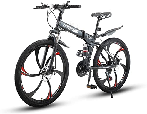 26-Inch Full Suspension Mountain Bike - 21 Speed