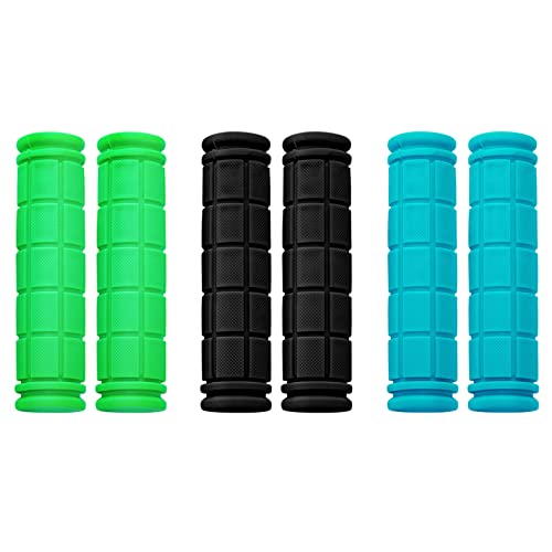 ONLYFU 6 Pieces Bike Handlebar Grips Premium Non-Slip Bicycle Handlebar Grips Cover for Bikes Scooters BMX Mountain Bikes Scooters Cruiser Tricycle (6 Pcs)