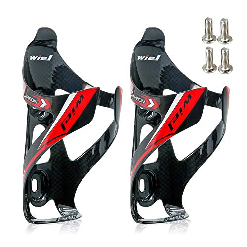 Carbon Fiber Bike Bottle Cage Holder (2-Pack)