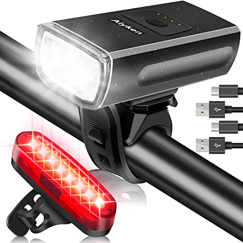 Alyken USB Rechargeable Bike Light Set