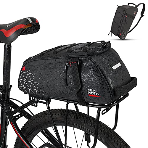 KEMIMOTO PVC Rear Rack Trunk Bag - 8L