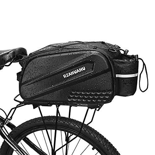 Lixada Bike Rack Bag Waterproof Cycling Bike Rear Seat Bag Bike Trunk Cargo Pack Road MTB Road Bike Carrier Bag Pannier Handbag (10L)