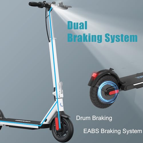 Caroma Electric Scooter: 9" Wheels, 20 Miles & 15.5 Mph