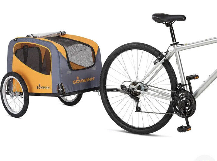 Schwinn Rascal Pet Trailer for Cycling, Orange