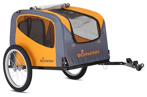 Schwinn Rascal Pet Trailer for Cycling, Orange