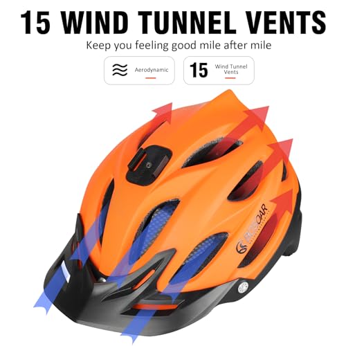 Bosoar MTB Helmet with Camera Mount & Visor