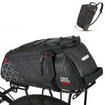 KEMIMOTO PVC Rear Rack Trunk Bag - 8L
