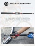 Tiakia Mini Bicycle Pump - High Pressure 260PSI