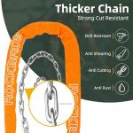 ROCKBROS Heavy Duty Bike Chain Lock