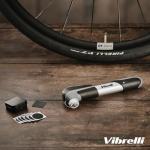 Bike Pump & Puncture Repair Kit - Presta/Schrader - 120 PSI