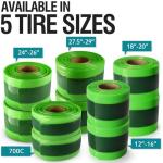 MARQUE Bike Tire Liner - Help Prevent Flats and Punctures, Protects Inner Tire Tube with TPU Liner, Works with 24", 26", 27.5", 29", 700C Mountain and Road Bicycle Tires(27.5-29")