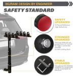 IKURAM R 4 Bike Rack Hitch Mount Carrier