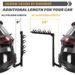 IKURAM R 4 Bike Rack Hitch Mount Carrier