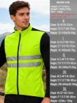 Men's High-Vis Cycling Wind Vest, XL Green