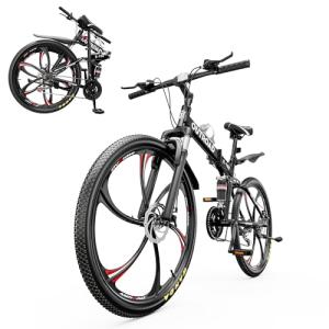 26-Inch Full Suspension Mountain Bike - 21 Speed