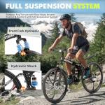 26-Inch Full Suspension Mountain Bike - 21 Speed