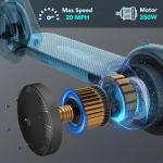 Caroma Electric Scooter: 350W Motor, 20 Miles Range