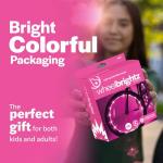Pink WheelBrightz Bike Lights for Girls