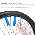 2 Pack 24" Bike Tires 24"x1.75"/ 47-507 Plus 2 Pack 24" Bike Tubes 24x1.50/1.75 AV 33mm Valve Compatible with 24 x 1.75 Bike Tire and Tubes (Black)