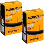 Continental Race 28" Wide 700x25-32c Inner Tubes - 42mm Presta Valve (Pack of 2 w/Conti Sticker)