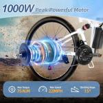 Folding 26" Electric Mountain Bike, 500W Motor