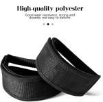 Adjustable Anti-Slip Bike Pedal Straps - Black