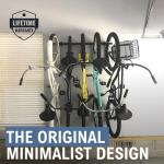 Adjustable 5-Bike Garage Wall Rack