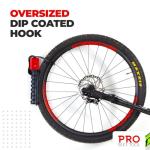 Swivel Bike Wall Hanger for Storage - Vertical Mount