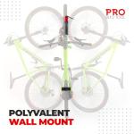 Swivel Bike Wall Hanger for Storage - Vertical Mount