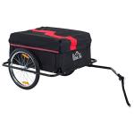 Red Bike Cargo Trailer with Removable Cover