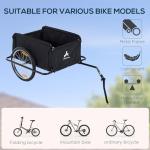 Red Bike Cargo Trailer with Removable Cover